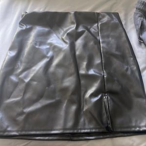 Leather Skirt